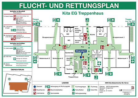 Bild für Flucht- und Rettungspläne